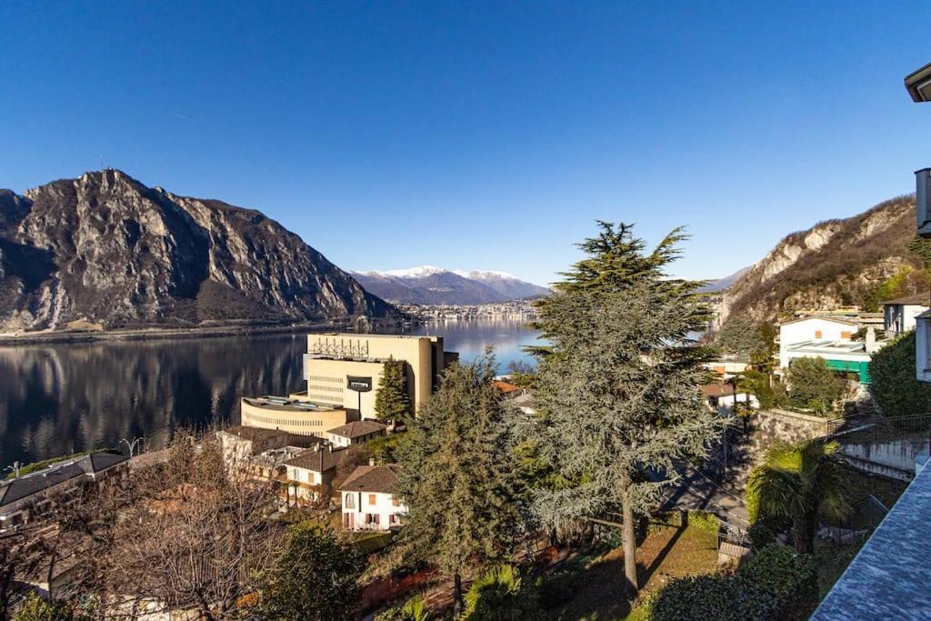 Wraparound Lake Views Bellavista Residence Кампьоне-д'Італія Екстер'єр фото