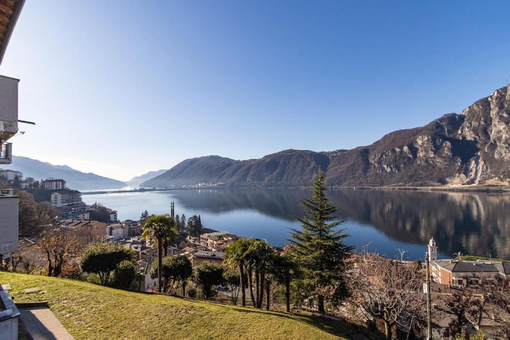 Wraparound Lake Views Bellavista Residence Кампьоне-д'Італія Екстер'єр фото